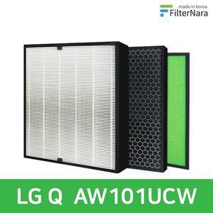 LG LA-Q 시리즈 AW101UCW 공기청정기 호환 필터 H13 프리미엄 골