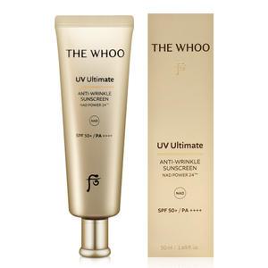 더후 유브이 얼티밋 안티 링클 선 50ml 주름개선 자외선차단 이중 기능성