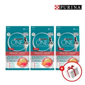 [퓨리나] 원 고양이사료 순살연어와 참치 1.5kg 3개 + 습식 70g