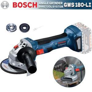 BOSCH GWS 180-LI 무선 앵글 그라인더 브러시리스 모터 100MM 충전식 휴대용 커팅 머신 폴리 셔 18V 그라인
