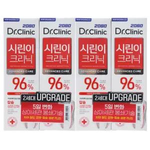 애경산업 2080 닥터크리닉 시린이치약 140g x 4개