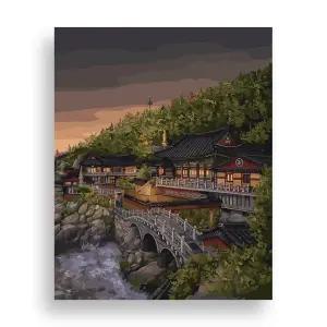 위메이크 페인팅 DIY 명화그리기 해동용궁사40x50