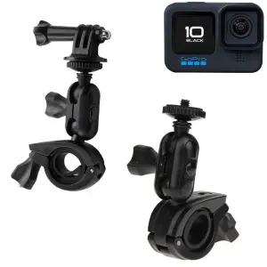 GOPRO10 호환 바이크 핸들 마운트 블랙박스 고프로10자전거고정 캠고정 액션 집게 소품 부품 악세사리 서사