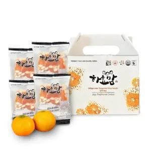 하효맘 제주 감귤칩과즐 미니선물세트 120g (30g x 4봉) 구디백