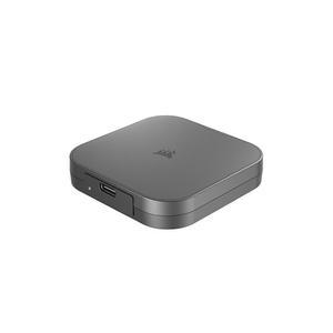 [미국배송] CORSAIR EX400U 4TB USB4 휴대용 외장형-C SSD - 최대 4000MB/S 읽기 3600MB/S 쓰기 USB 3.2 GEN2 2X2 플러그 앤 플레이 썬더볼트 4 MAGSAFE 40GBPS 케이블 WINDOWS PC IOS MAC 그레이 포함