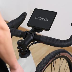 CYCPLUS Z7 전화/태블릿 용 실내 자전거 홀더 드롭 및 플랫 핸들 바 호환 알루미늄 합금 트레이너 액세서리
