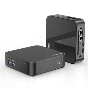 드림퀘스트 미니 PC 윈도우 11 프로 사전 설치, 인텔 N150(최대 3.6GHz) 데스크톱 컴퓨터 16GB DDR4 512GB SSD, USB C, DP, HDMI, 3.2, 듀얼 LAN, WiFi 5, 블루투스, 4K 60Hz 지원