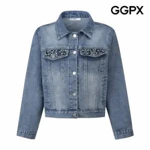 [GGPX] 스터드 포켓 디테일 데님 자켓 (GP9JK013F)