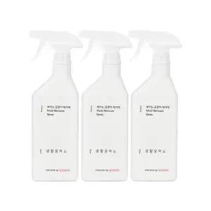 [생활공작소] 뿌리는 곰팡이 제거제 (스프레이) 750ml x 3개 (화장실 욕실 주방 곰팡이 제거)
