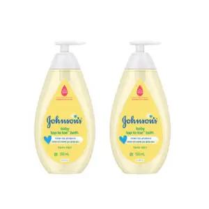존슨즈 베이비 탑투토 바스 바디워시 바스앤샴푸 키즈 어린이 500ml, 2개