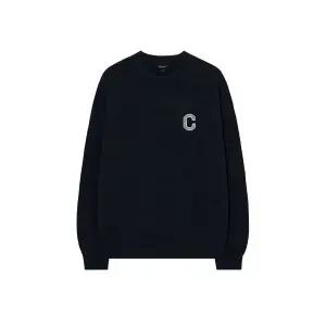 커버낫 COVERNAT 미들 C로고 니트 Dark Navy CO2503KT01DN 362705