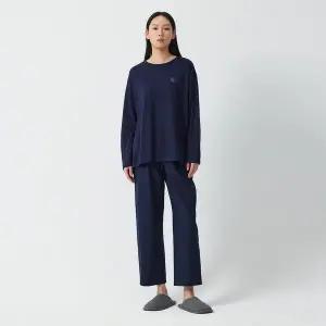 [JAJU](강남점)(슬립) JAJU 여 60수 코튼 10부 파자마 팬츠 J20N902012