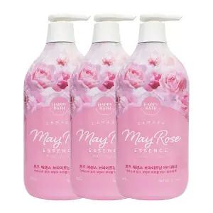 [해피바스]해피바스 로즈 에센스 브라이트닝 바디워시 900g x3