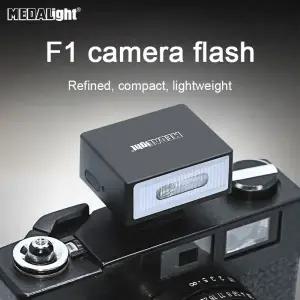 카메라후레쉬 Medalight F1 F1S 금속 버전 FujiSony 소니NikonCanon 디지털 필름 DSLR 카메라 미니 충전식