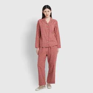 [JAJU](강남점)25F/W 여 플란넬 파자마 세트 J215401006
