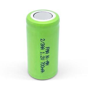 3pcs 1.2V Ni-MH 700mAh 2/3AA 충전식 배터리 DIY 전기 면도기 무선 셀 내부