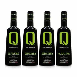 콰트로치오키 올리바스트로 유기농 엑스트라버진 올리브오일 500ml X 4병