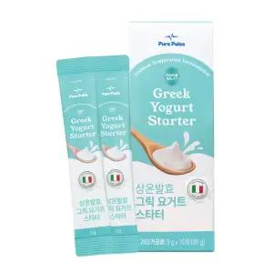 퓨어펄스 그릭 요거트 스타터 분말 파우더 상온발효 프로탁 올리고당 함유 3g x 10포 1박스 총 10포
