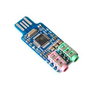 CM108 USB 드라이브 프리 사운드 카드 노트북 컴퓨터 외장 모듈-L059, , 핫