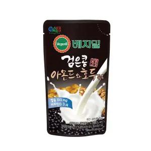 [보리보리/베지밀]베지밀 검은콩 아몬드와호두 두유 190mlx45봉 (파우치)