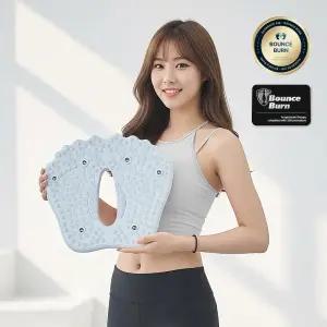 바운스번 가정용 천국의 계단 스텝밀 스텝퍼 지압 유산소 가정용 운동기구 파스텔 블루