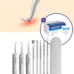 인그로운헤어 제거핀셋 속눈썹 정밀집게 사선 쪽집게 가시털 트위저 눈썹 족집게 쪽집개 트위져