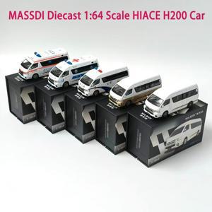 MASSDI 다이캐스트 1:64 스케일 HIACE H200 자동차 합금 시뮬레이션 모델 성인 클래식 취미 수집품 기념품