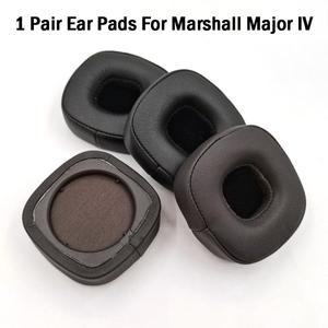 Mar-shall Major IV 헤드폰 헤드셋 용 듀얼 교체 스폰지 이어 패드 PU 가죽 귀마개 쿠션 보호대