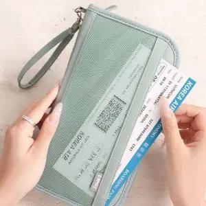 [콩심팥심]방지 인기 지갑 데일리 RFID 여권 해외여행 도난 미니