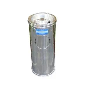 쓰레기통 야외 업소용 스텐 대형 재떨이 휴지통 50L_23189597