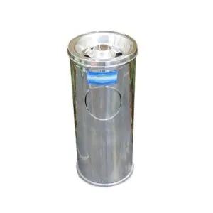 쓰레기통 야외 업소용 스텐 대형 재떨이 휴지통 30L_23189599