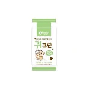 고품질 강아지 고양이 귀속 클린 물티슈(30매입)X5개 애견간식 (WD31E6C)