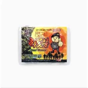 고품질 군대 특대형 핫팻 손난로 140g 25개(국산) (WD3724B)
