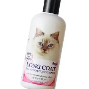 고품질 장모 고양이 샴푸 컨디셔너 300ml 목욕 미용 제품 털 관리용품 (WFK7CZG)