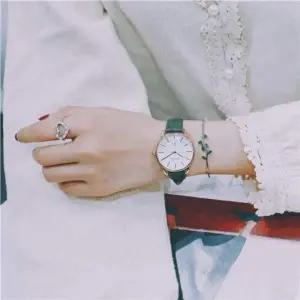 [콩심팥심]포유 레이어드 고급 손목시계 트렌드 팔찌 2종세트(카