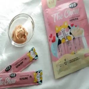 고품질 고양이 영양 간식 츄르 치킨 연어 수분 보충 건강 (WFK7ACN)