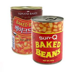 베이크드 빈스 420g x 2캔/부대찌개/찌개/육수/콩