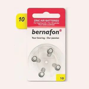 버나폰 보청기 배터리 노란색 10번 - 1박스(40알)