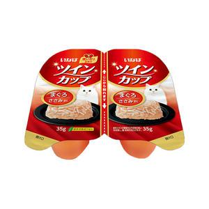 이나바 트윈컵 참치+닭가슴살 70g(IMC-211) / 고양이 컵간식
