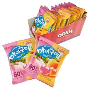 오리온 마이구미 백도&황도 (1갑_9봉)