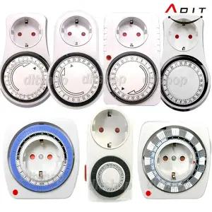 ADIT 24시간 에너지절약 콘센트 타이머 전기타이머 전기 콘센트 타임 스위치 국내 기술 고용량 절전 자동 과부하차단