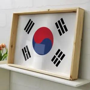 꾸밈 ii977-우드프레임액자_나라별국기24