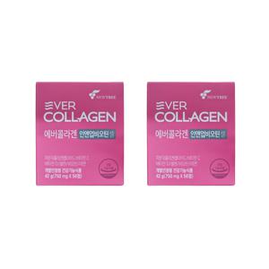 뉴트리 에버콜라겐인앤업비오틴셀 750mg x 56정 x2병