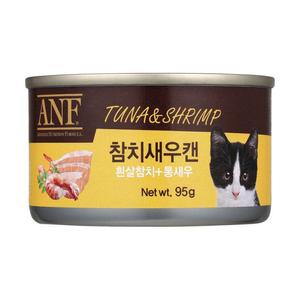 ANF 고양이 캔 간식 참치 새우 95g