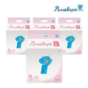 페넬로페 씬씬씬 플러스 팬티기저귀 특대형 여아 28매x4팩