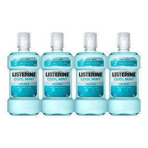 리스테린 쿨민트 마일드, 750ml, 4개 + 증정(쿨민트, 100ml, 2개)