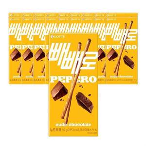 롯데제과 빼빼로 누드 초코 50g 20개