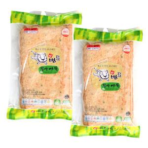 범표어묵 야채사각어묵 야채특대 750g×2봉