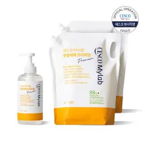 세스코 마이랩 주방세제 프리미엄 500ml + 리필 2L x2개
