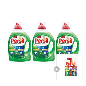 퍼실 파워젤 드럼/일반 겸용, 2.7L, 3개 + 증정(파워젤 라벤더듀얼 300mL 파우치, 1개)